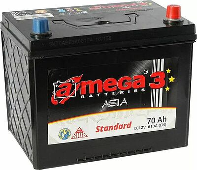 A-mega Standard Asia 100 А/ч обратная конус азия (303x171x222)