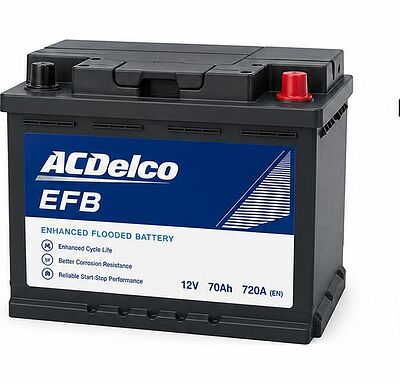 ACDelco GM Advantage EFB 19380007 74 А/ч 680 А (EN), обратная полярность, 278×175×175 мм