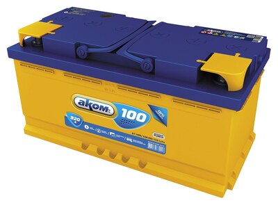 АКОМ Standart 6CT-100.0 LA 100 А/ч 920 А (EN), обратная полярность, корпус L5, 353×175×190 мм