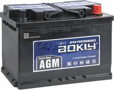 AOKLY AGM Stop&Go AGM 70 70 А/ч 700 А (EN), обратная полярность, 278×176×190 мм