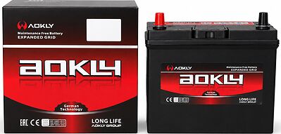 AOKLY ASIA 65B24L, 50 А·ч 470 А, обратная полярность, корпус B24, 240×129×220 мм