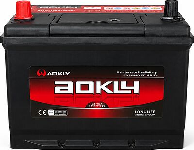 AOKLY ASIA 85D23L 70 А·ч 580 А, обратная полярность, корпус D23, 230×173×220 мм