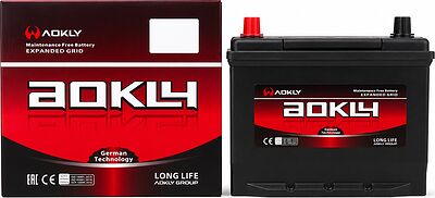 AOKLY ASIA 95D26L, 80 А·ч 640 А, обратная полярность, корпус D26, 258×173×220 мм