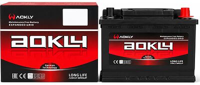 AOKLY DIN 57113, 71 А·ч 640 А (EN), обратная полярность, корпус LB3, 276×174×175 мм