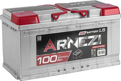 Arnezi DIN SMF E1091001 100 А/ч 900 А (EN), прямая полярность, 353×175×190 мм, L5