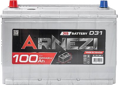 Arnezi JIS SMF E1191001 100 А/ч 820 А (EN), прямая полярность, 306×176×225 мм, D31