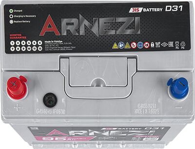 Аккумулятор Arnezi JIS SMF E1190951 95 А/ч 800 А (EN), прямая полярность, 306×176×225 мм, D31 (N70)