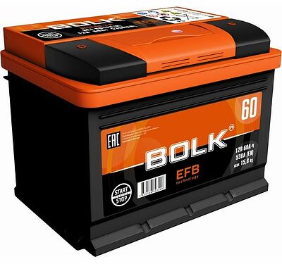 Bolk EFB BEFB 240-3-R-K 240 А/ч 1370 А (EN), прямая полярность, 518×274×237 мм, C