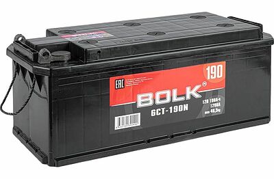 BOLK Standart AB1900 190 А/ч 1200 А (EN), обратная полярность (525x240x223)
