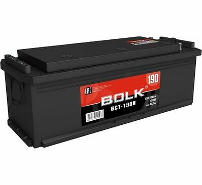 Bolk Standart B 190-3-L-K 190 А/ч 1200 А (EN), обратная полярность, 514×218×210 мм, B