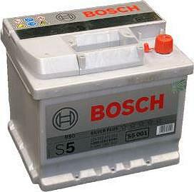 Bosch S5 52 А/ч обратная конус стандарт (207x175x175)