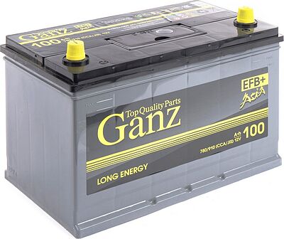 GANZ Asia EFB 100 А/ч 780 А, обратная полярность, 306×175×225 мм