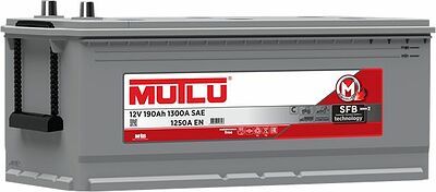 Mutlu SFB D5.190.125.A 190 А/ч 1250 А (EN), прямая полярность, 513×223×223 мм
