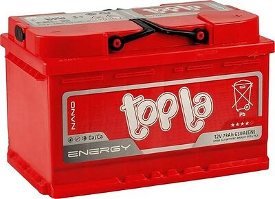 Topla Energy E73 (57309) 73 А·ч 630 А (EN), обратная полярность, 278×175×175 мм