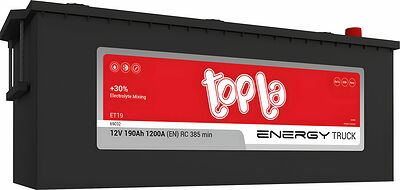 Topla Energy Truck ET19 (69032) 190 А·ч 1200 А (EN), обратная полярность, 512×223×194 мм