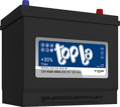 Topla Top JIS TT60J 60 А·ч 600 А (EN), обратная полярность, 230×173×220 мм