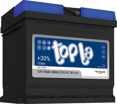Topla Top Sealed TT55H (55510) 55 А·ч 560 А (EN), обратная полярность, 207×175×190 мм