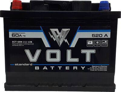 Tungstone Volt Standart 6СТ-60 N 60 А/ч, 520 А, прямая полярность (242x175x190)