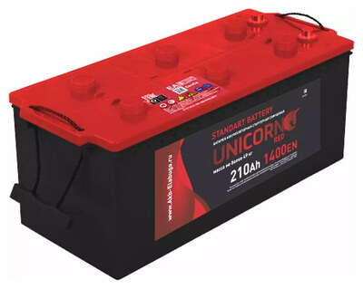 Unicorn Red 210 А/ч обратная (512x222x218)