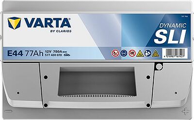 Varta BLUE dynamic E44 77 А/ч 780 А (EN), обратная полярность, 278x175x190 мм, ETN 577400078