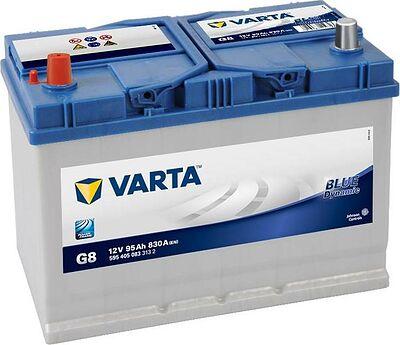 Varta BLUE dynamic 95 А/ч прямая конус азия (306x173x225)