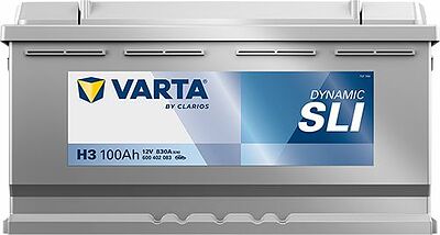 Varta Dynamic SLI H3 100 А/ч 830 А (EN), обратная полярность, 353×175×190 мм, ETN 600402083