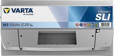 Varta Dynamic SLI H3 100 А/ч 830 А (EN), обратная полярность, 353×175×190 мм, ETN 600402083