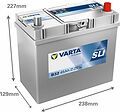 Varta Dynamic SLI B32 45 А/ч 330 А (EN), обратная полярность, 238×129×227 мм, ETN 545156033 Varta Dynamic SLI B32 45 А/ч 330 А (EN), обратная полярность, 238×129×227 мм, ETN 545156033