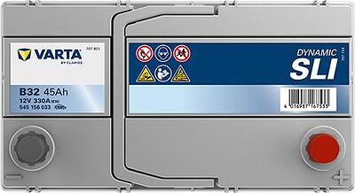 Varta Dynamic SLI B32 45 А/ч 330 А (EN), обратная полярность, 238×129×227 мм, ETN 545156033