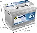 Varta Dynamic SLI D59 60 А/ч 540 А (EN), обратная полярность, 242×175×175 мм, ETN 560409054