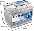 Varta Dynamic SLI D15 63 А/ч 610 А (EN), обратная полярность, 242×175×190 мм, ETN 563400061