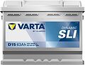 Varta Dynamic SLI D15 63 А/ч 610 А (EN), обратная полярность, 242×175×190 мм, ETN 563400061