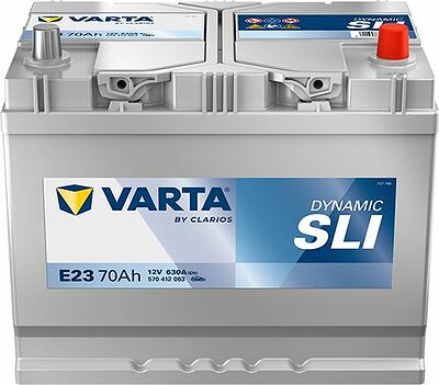Varta Dynamic SLI E23 70 А/ч 630 А (EN), обратная полярность, 261×175×220 мм, ETN 570412063