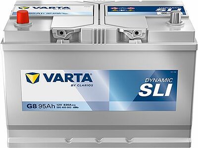 Varta Dynamic SLI G8 95 А/ч 830 А (EN), прямая полярность, 306×173×225 мм, ETN 595405083