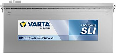 Varta ProMotive SLI N9 225 А/ч 1150 А (EN), обратная полярность, 518×276×242 мм, ETN 725103115