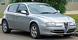 Размер колёс на Alfa Romeo 147 2002 Подбор шин на Alfa Romeo 147 2002