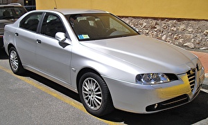 Размер колёс на Alfa Romeo 166 2004 Подбор шин на Alfa Romeo 166 2004