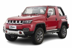 Размер колёс на BAIC F40 2024 Подбор шин на BAIC F40 2024