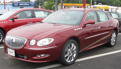 Размер колёс на Buick La Crosse 2009 Подбор шин на Buick La Crosse 2009