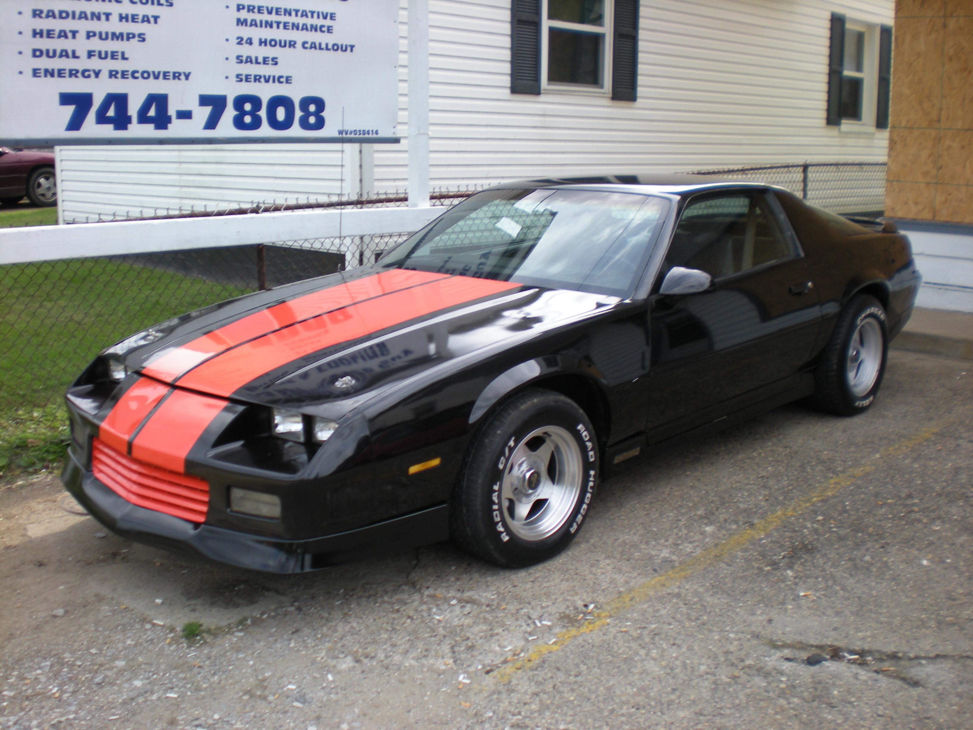 Размер колёс на Chevrolet Camaro 1988 Подбор шин на Chevrolet Camaro 1988