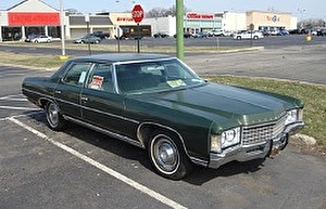 Размер колёс на Chevrolet Caprice 1972 Подбор шин на Chevrolet Caprice 1972