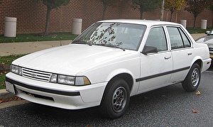 Размер колёс на Chevrolet Cavalier 1988 Подбор шин на Chevrolet Cavalier 1988