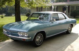 Размер колёс на Chevrolet Corvair 1968 Подбор шин на Chevrolet Corvair 1968