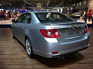 Размер колёс на Chevrolet Epica 2012 Подбор шин на Chevrolet Epica 2012