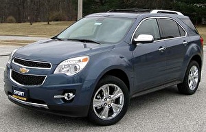 Размер колёс на Chevrolet Equinox 2015 Подбор шин на Chevrolet Equinox 2015
