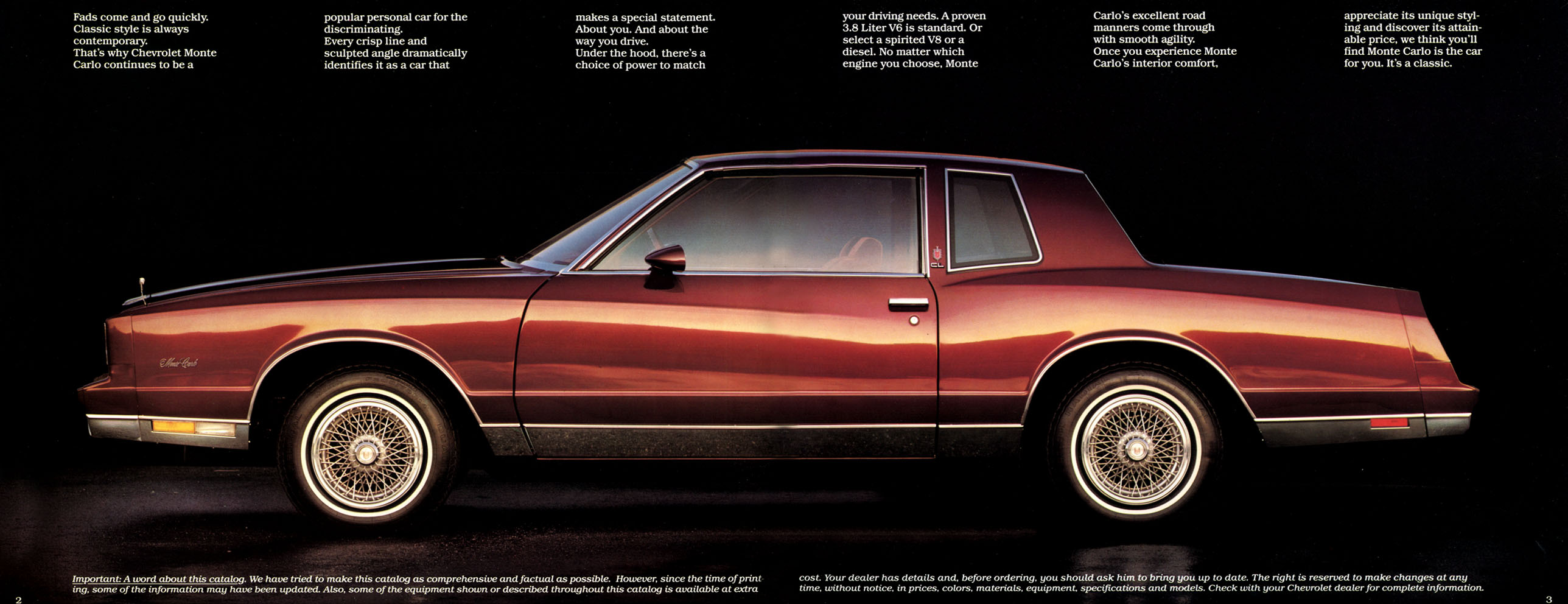 Размер колёс на Chevrolet Monte Carlo 1983 Подбор шин на Chevrolet Monte Carlo 1983
