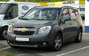 Размер колёс на Chevrolet Orlando 2011 Подбор шин на Chevrolet Orlando 2011