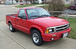 Размер колёс на Chevrolet S10 1995 Подбор шин на Chevrolet S10 1995