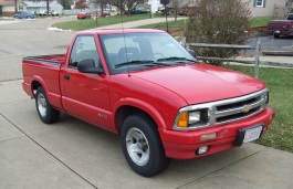 Размер колёс на Chevrolet S10 1997 Подбор шин на Chevrolet S10 1997