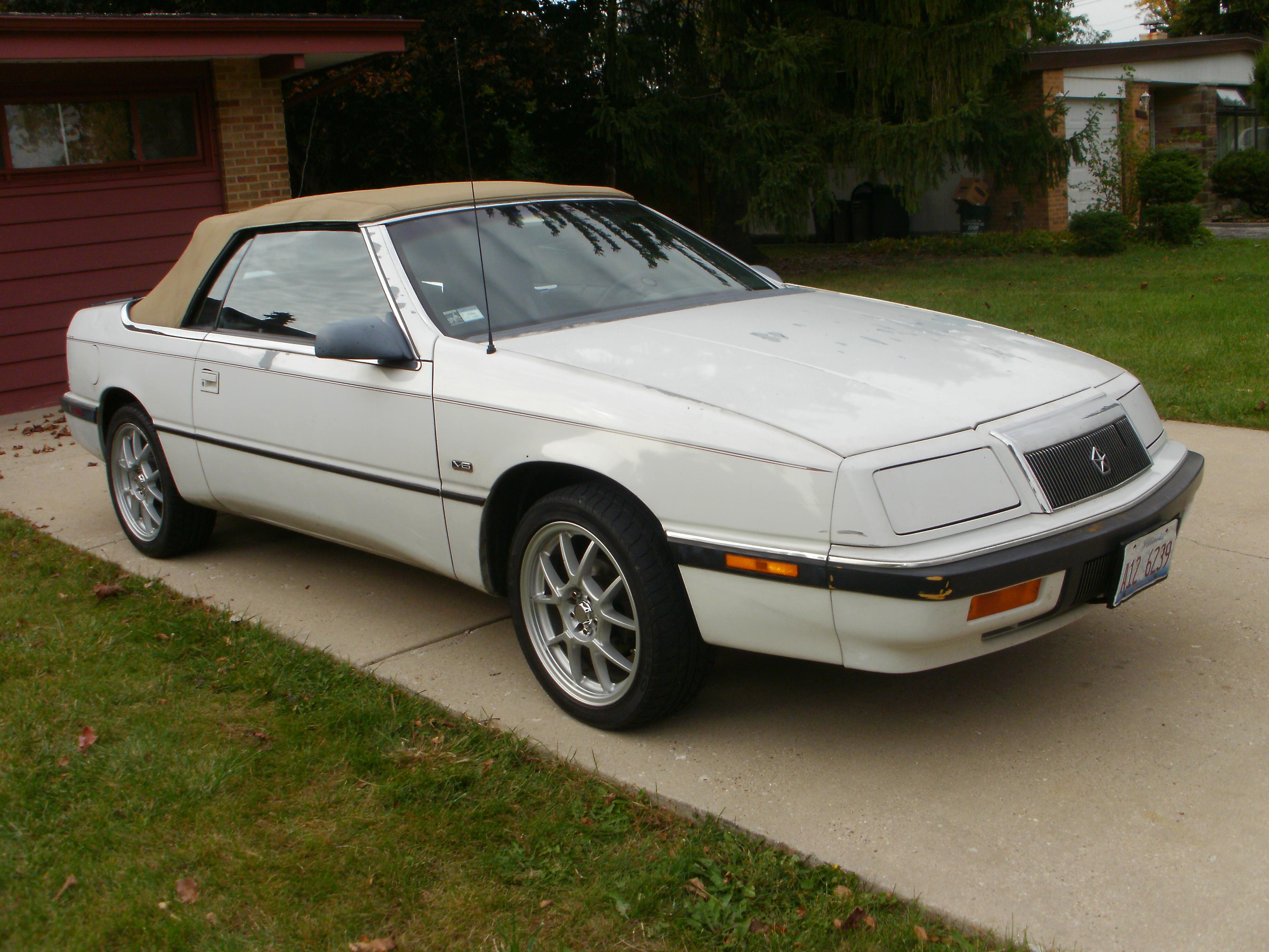 Размер колёс на Chrysler LeBaron 1991 Подбор шин на Chrysler LeBaron 1991